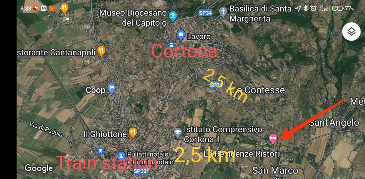 La Piccola Posta Di Cortona Villa Exterior photo